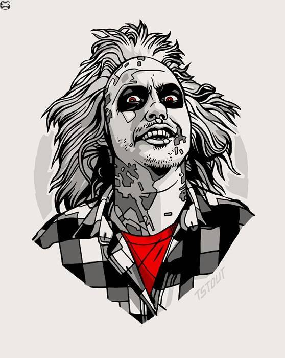 Tyler Stout - Beetlejuice 16 - Red Edition