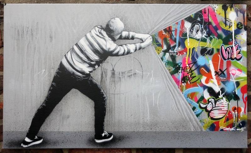 Behind The Curtain by Martin Whatson | DogStreets