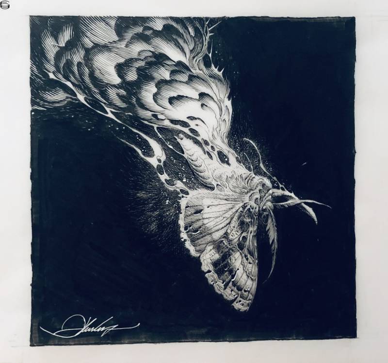 Aaron Horkey - The End (Sordid Plumes) 18 - Study Edition