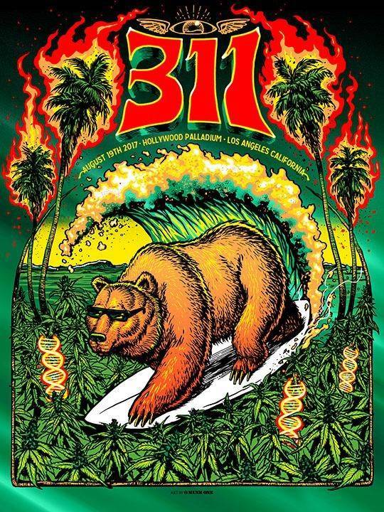 Munk One - 311 Los Angeles - Green Foil Edition