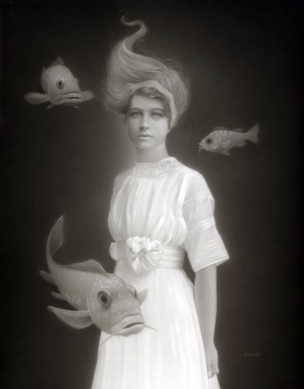 Travis Louie - The Ghost of Miss Darcy Three Fish - First Edition