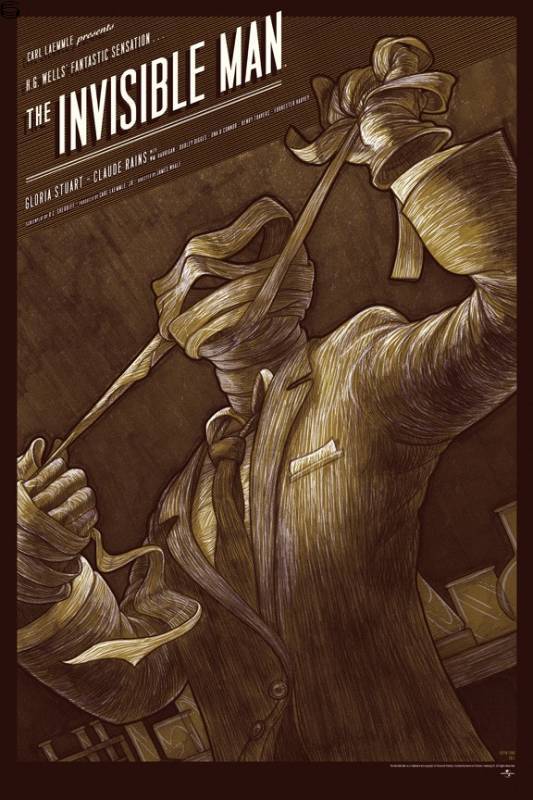 Kevin Tong - The Invisible Man 11 - Gold Variant Edition