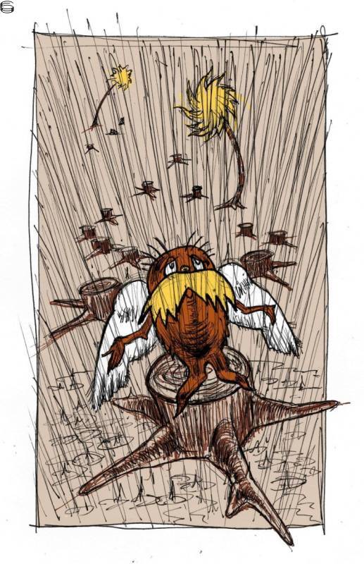 Derek Hess - The Lorax 15 - Variant Edition
