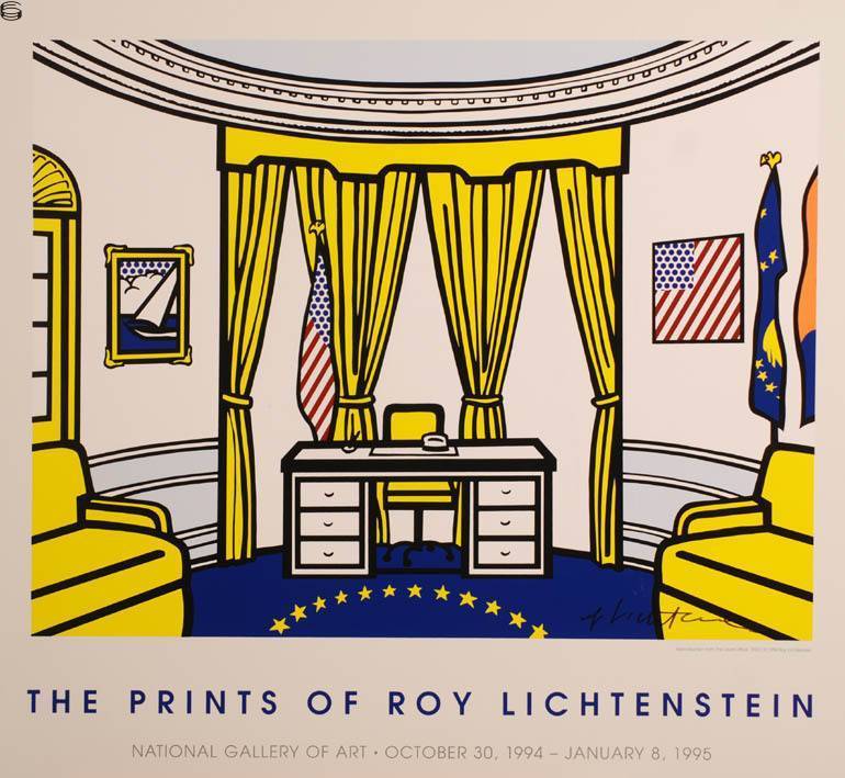 Roy Lichtenstein - The Oval Office (C 277) - Poster Edition