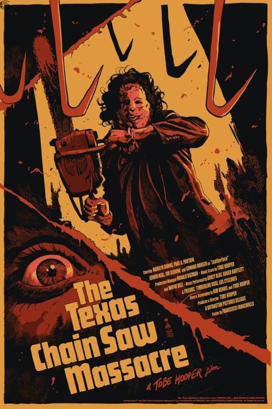 Francesco Francavilla - The Texas Chainsaw Massacre - Sun & Blood Variant Edition