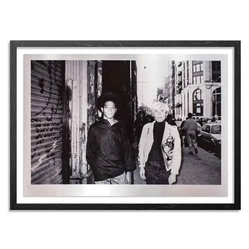 Andy Warhol & Jean-Michel Basquiat, Soho NYC, 1985