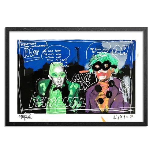 Up Close & Personal - Keith Haring & His Idol Andy Warhol. NYC. 1986
