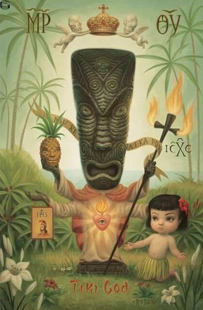 Mark Ryden - Tiki God 97 - Original Painting Edition