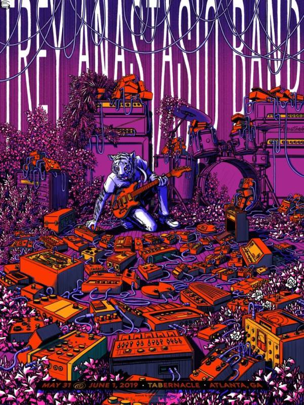 James Flames - Trey Anastasio Band Atlanta - Dots HoloFoil Edition