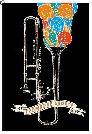 Scrojo - Trombone Shorty Aspen 16 - First Edition