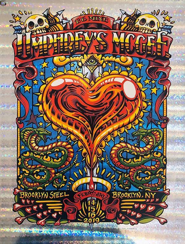 AJ Masthay - Umphrey's McGee Brooklyn - Stained Glass Foil Show Edition