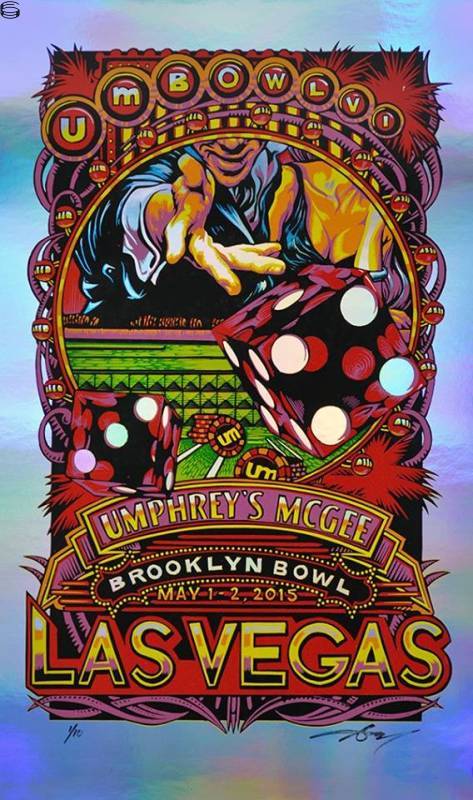 AJ Masthay - Umphreys McGee Las Vegas UM Bowl VI - Foil Edition