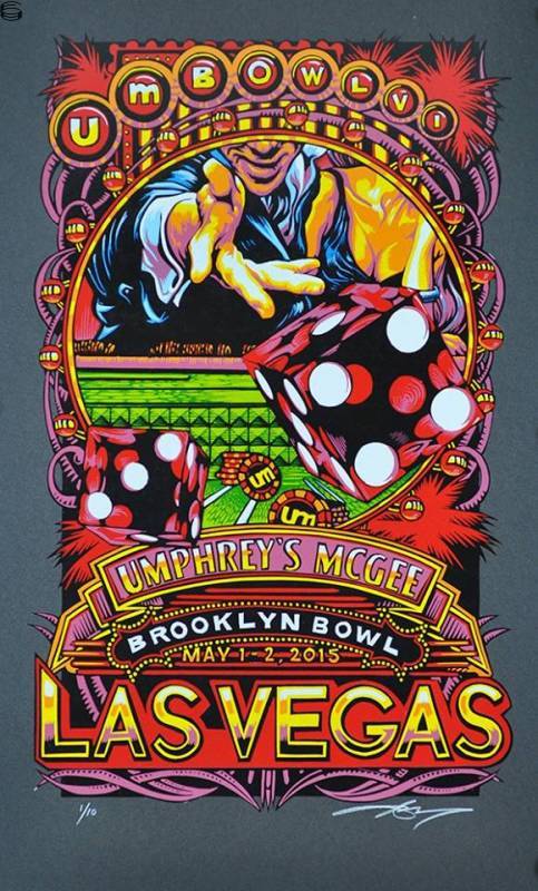 AJ Masthay - Umphreys McGee Las Vegas UM Bowl VI - Onyx Pearl Edition