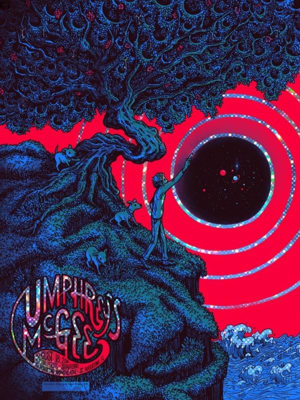 James Flames - Umphrey's McGee St. Augustine - Dots Foil Edition