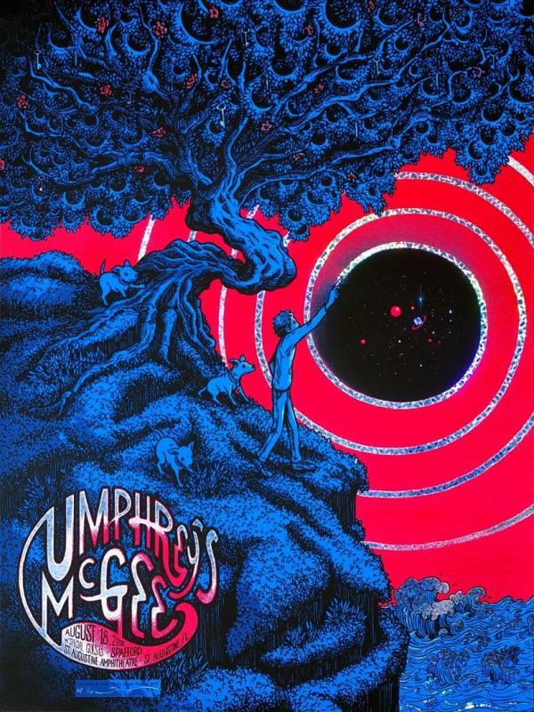 James Flames - Umphrey's McGee St. Augustine - Pinwheel Foil Edition