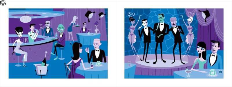 Universal Monsters Diptych