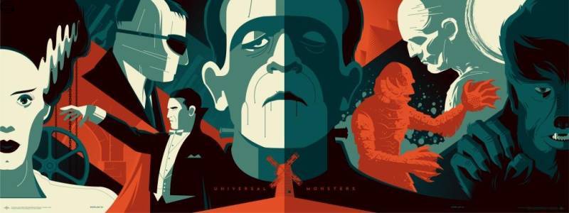 Universal Monsters Diptych 13