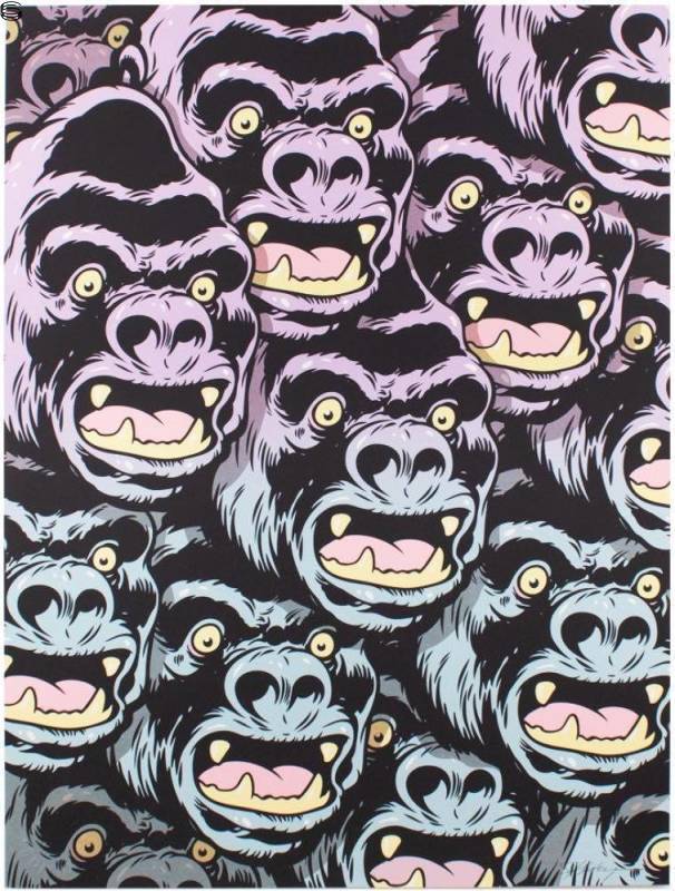 Steve Seeley - Untitled (Gorilla Heads)