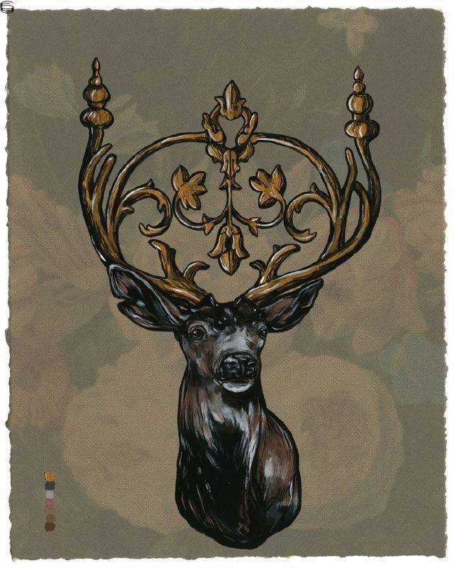 Untitled (Victorian Deer #1)