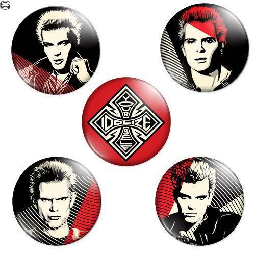 Shepard Fairey - Billy Idol - Button Pack Edition
