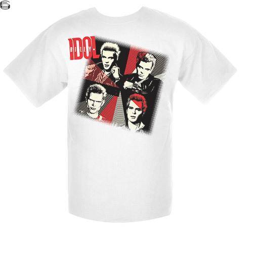 Shepard Fairey - Billy Idol - Four Squares Tee Edition