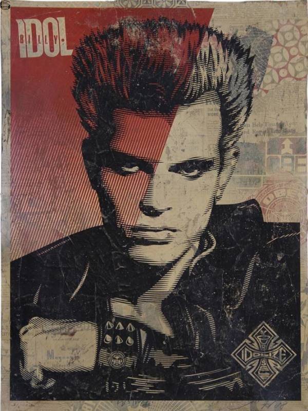 Shepard Fairey - Billy Idol - HPM Edition