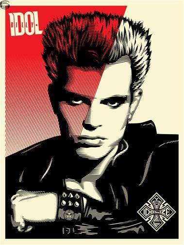 Shepard Fairey - Billy Idol - Promo Edition