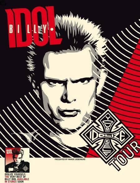 Shepard Fairey - Billy Idol - Tour Promo Edition