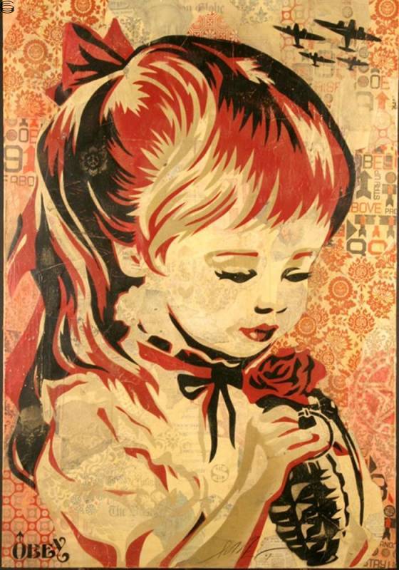 Shepard Fairey - War by Numbers - Stencil Collage Edition