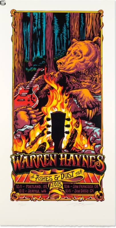 AJ Masthay - Warren Haynes Ashes & Dust Tour West - First Edition