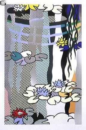 Roy Lichtenstein - Water Lilies with Japanese Bridge (C 265)