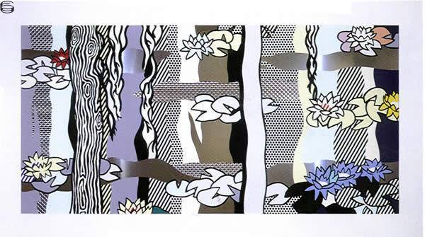 Roy Lichtenstein - Water Lilies with Willows (C 266)