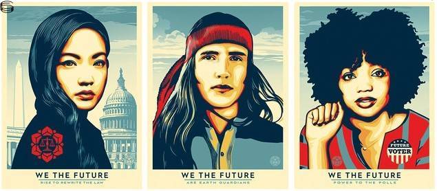 Shepard Fairey - We the Future Set - Signed Offset Edition