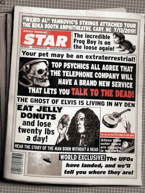 Mark Englert - Weird Al Yankovic Cary - Artist Edition