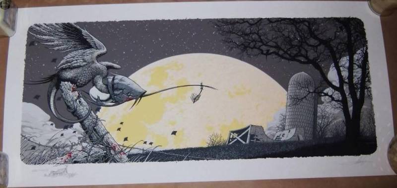 Aaron Horkey - Whale Bone Grove 08 - Japan w/Yellow Moon Edition