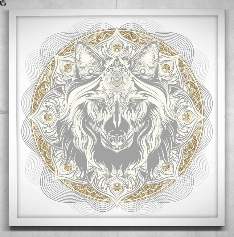 Chris Saunders - White Wolf Mandala - First Edition
