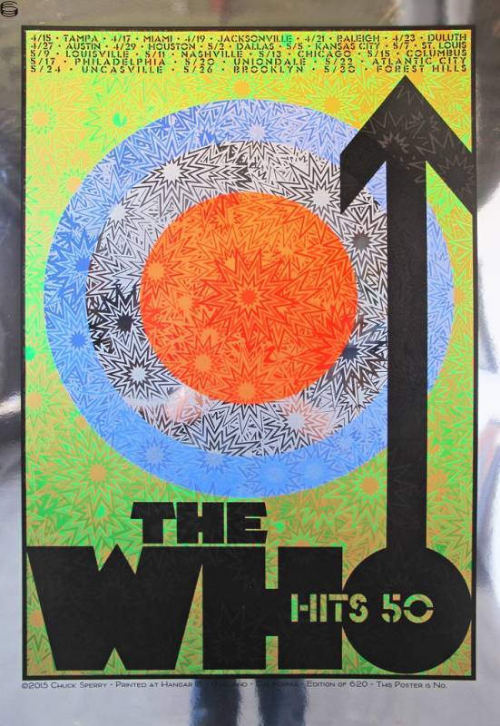 Chuck Sperry - Who 50th Anniversary US Spring Tour - Mirror Foil AP Edition