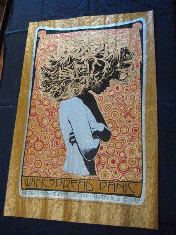 Chuck Sperry - Widespread Panic Milwaukee - Orange Marble Edition