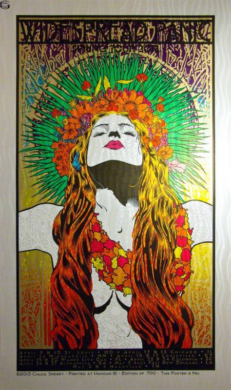 Chuck Sperry - Widespread Panic Spring Tour - Alabaster Lady Edition