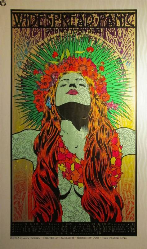 Chuck Sperry - Widespread Panic Spring Tour - Wave Foil Edition