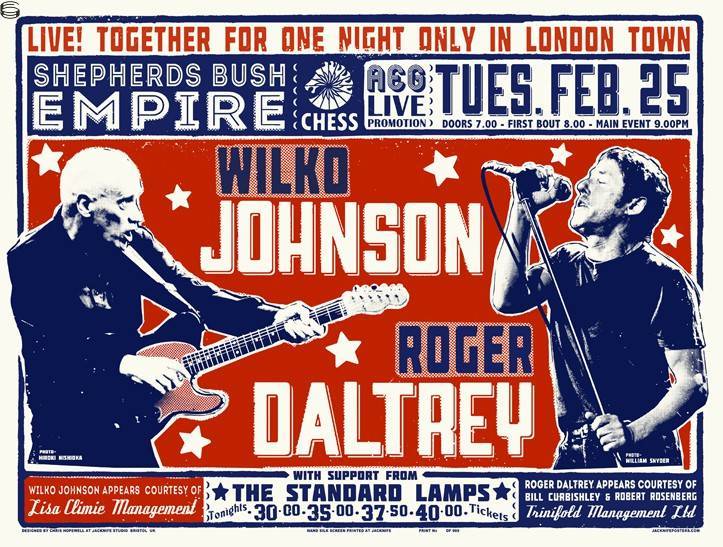 Wilko Johnson Roger Daltrey London 14