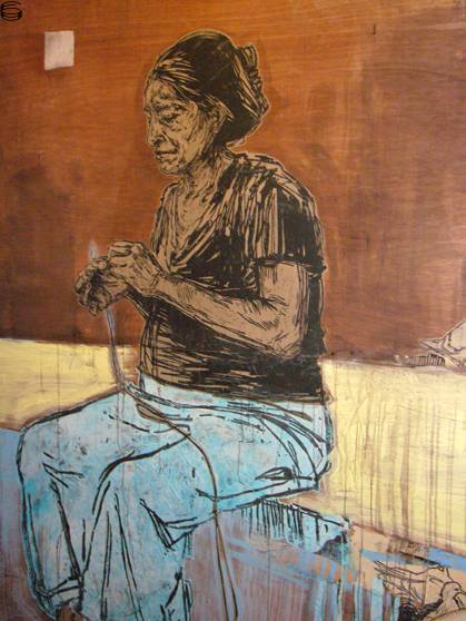 Woman Sewing Oaxaca 08