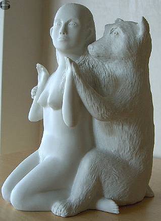 Woman with Bear