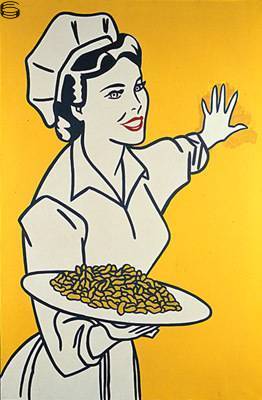 Roy Lichtenstein - Woman with Peanuts - 2nd Edition