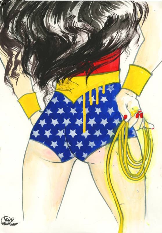 Wonder Woman Bum