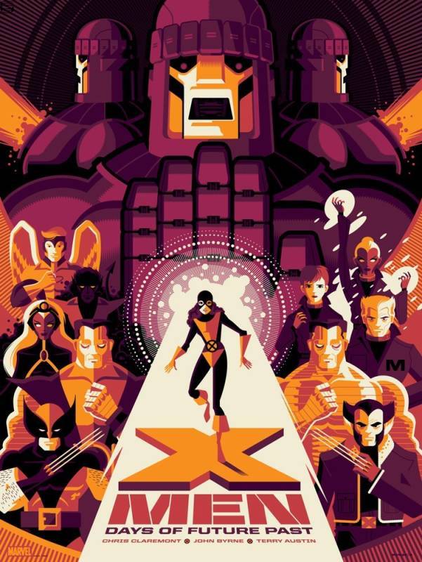 Tom Whalen - X-Men - Days Of Future Past - Variant Edition