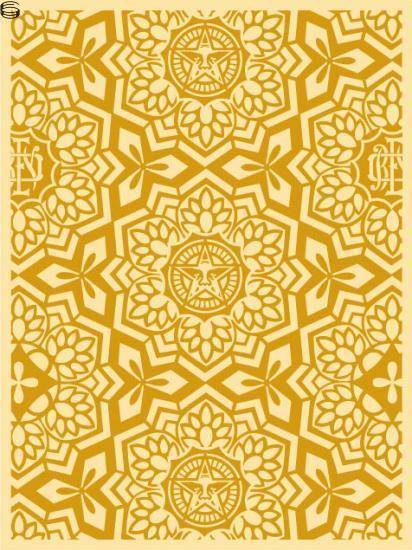 Shepard Fairey - Yen Pattern - Gold Edition