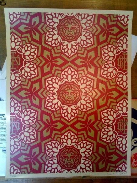 Shepard Fairey - Yen Pattern - Holiday Edition