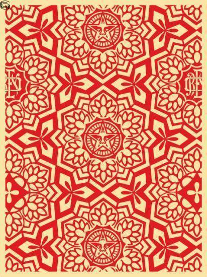 Shepard Fairey - Yen Pattern - Red Edition
