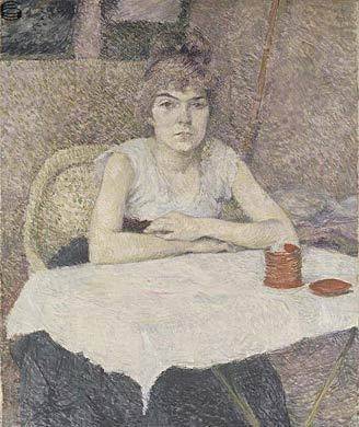 Young Woman at a Table, âPoudre de rizâ